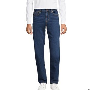 Lands End Men's Tall Recover 5 Pocket Traditional Fit Denim Jeans